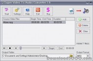 Super Video To Audio Converter screenshot